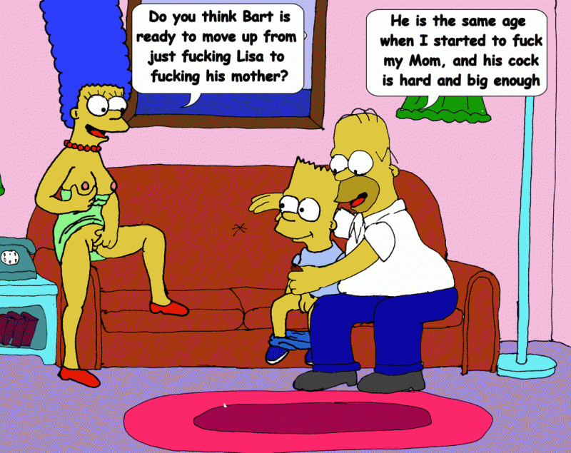 The big collection of Simpson's incest Porn Comics