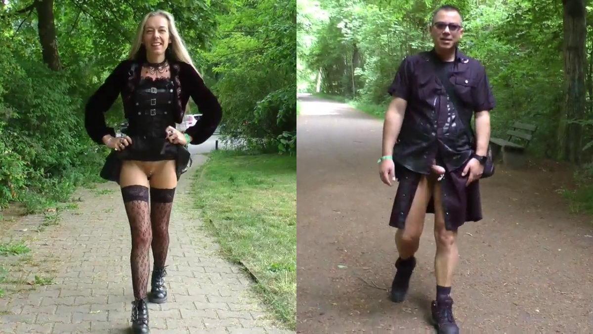 Homemade public flashing